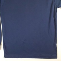 Oakton Ltd Blue Turtleneck Polycotton VTG 80s – Large Long Sleeve TShirt Shirt
