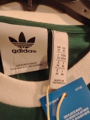 Adidas Three Stripes Shirt Brand New Medium