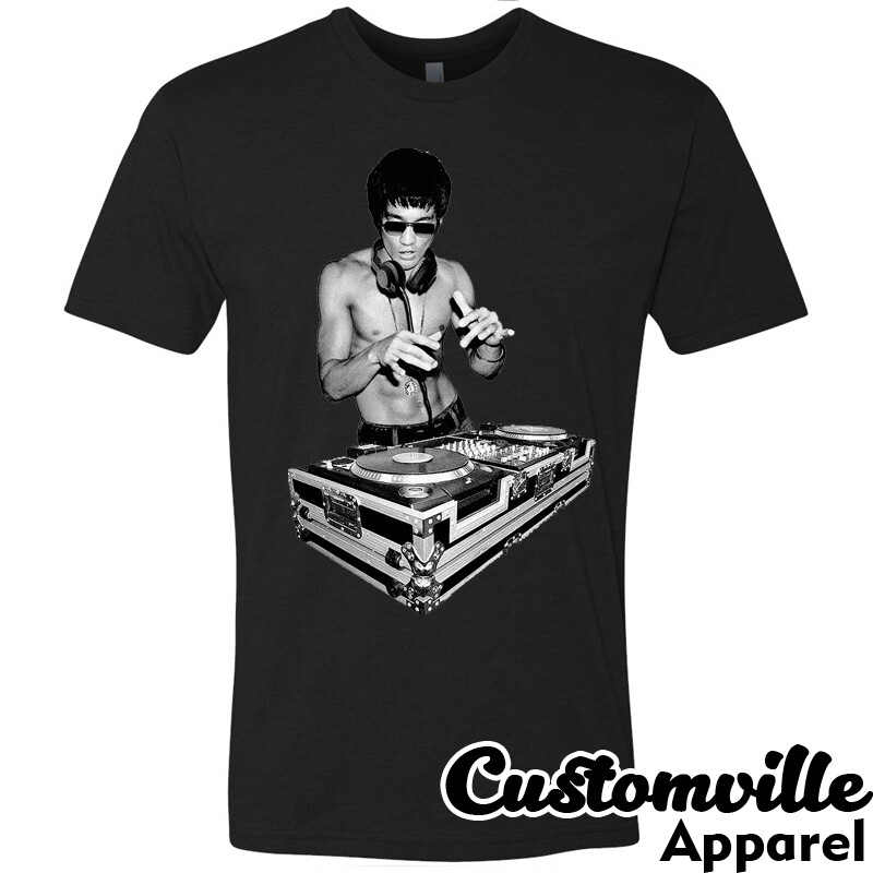 DJ Lee Bruce Inspired Funny Kung Fu Movie Graphic Tee