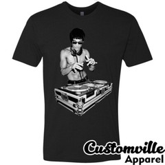 DJ Lee Bruce Inspired Funny Kung Fu Movie Graphic Tee