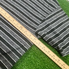 Vintage 80s Basic Edition Striped Shirt L 90s 100% Cotton Knit Tee Ribbed Collar
