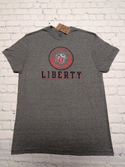 NEW Men’s NCAA Liberty Flames Tee SS Athletic Fit Tri-Blend T-Shirt S M L XL 2XL