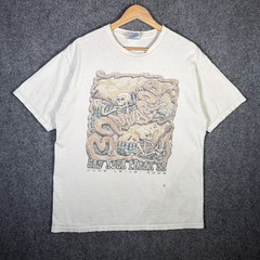 Vintage Bonaroo Shirt Mens Large White Y2K Radiohead Concert 2006 Rare Beck