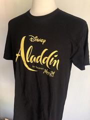 DISNEY’S ALADDIN (2019) Official Men’s Movie Promo Will Smith T-Shirt Size Large