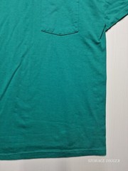 Brisco Apparel Men’s Green T-Shirt 100% Cotton Plain Pocket Blank Casual Size L