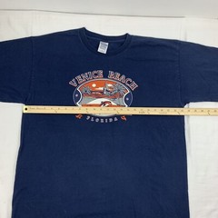 Vintage Venice Beach Florida T Shirt Adult XL Blue Classic Resort Travel Tourist