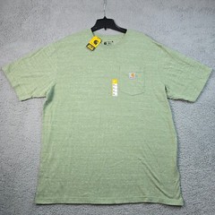 CARHARTT Shirt Men Extra Large XL GREEN Loose Fit Work Heavyweight Pocket NWT
