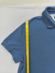 Tommy Hilfiger Polo Shirt Mens Blue Slim Fit Size L 1985
