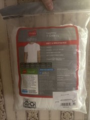 $50 Hanes Men’s White 6 Pack Short Sleeve Crew T Shirt Top Tee Undershirt Size S