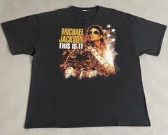 Vintage Michael Jackson This Is It Movie Promo T-shirt 2XL Documentary Musical