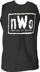 Adult Mens nWo New World Order WWE Wrestling Black Halloween Cosplay T-shirt