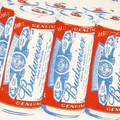 BUDWEISER SIX PACK BEER T SHIRT MENS XL TALL XLT WHITE PULLOVER BUD CERVEZA NWT