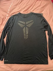 Nike Kobe Bryant Logo Dri-Fit Long Sleeve Size XL