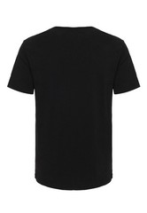 Redbridge Herren T-Shirt Basic Wide Round Neckline Logo Stitch weiter Ausschnitt