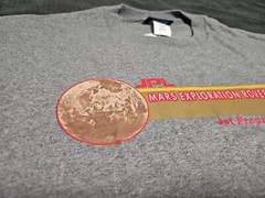 Jansport NEW Mars Exploration Rovers J.P.L. Graphite Short Sleeve Tshirt SZ XL