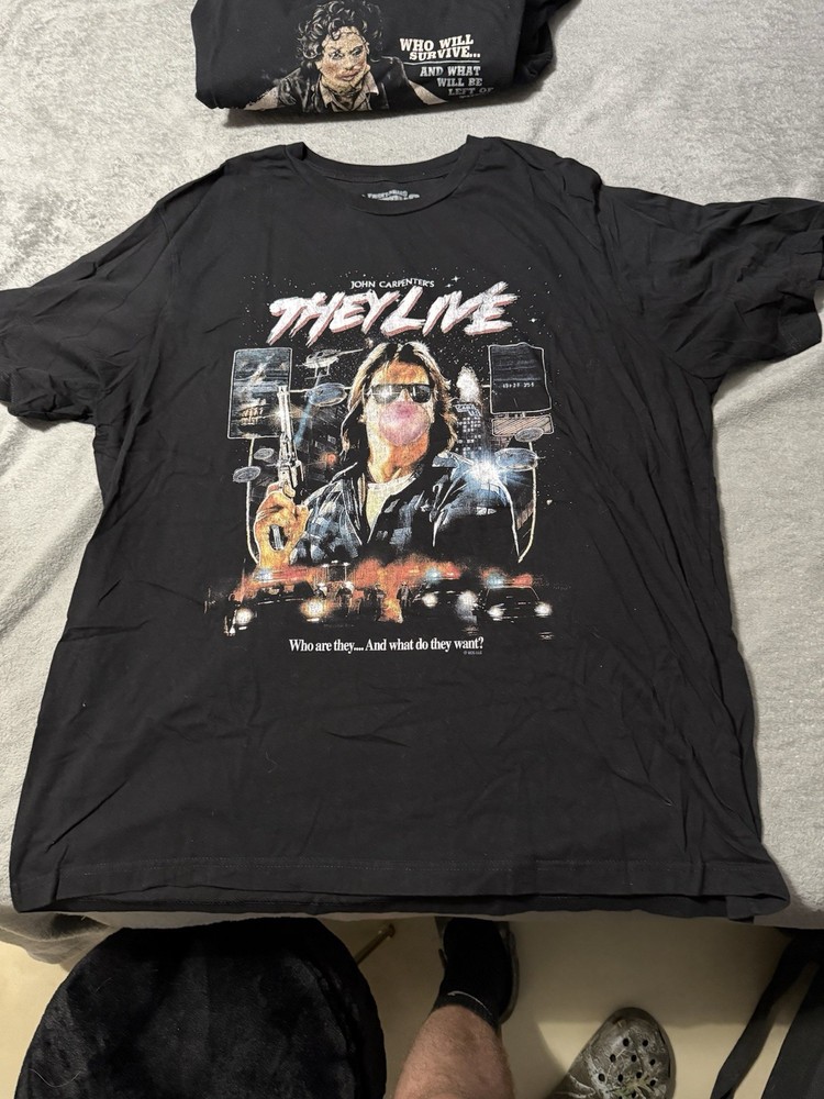 They Live Fright Rags T Shirt Size 2XL Official Horror