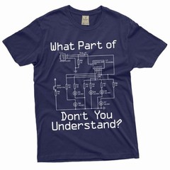 Men’s Funny Electrician T-shirt electrical diagram shirt fathers day gift