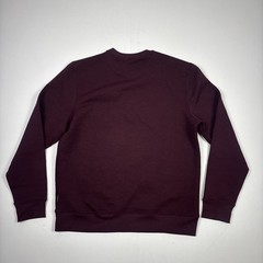 Gerry Mens Thermal Long Sleeved Fleece Shirt Crew Neck Red Maroon Medium