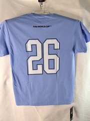 FIFA World Cup 2026 Argentina Blue Graphic Logo Crew Neck T-Shirt Men’s L