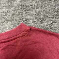 Dickies Authentic T Shirt Mens Large Burgundy Cotton Non Stretch Graphic Print