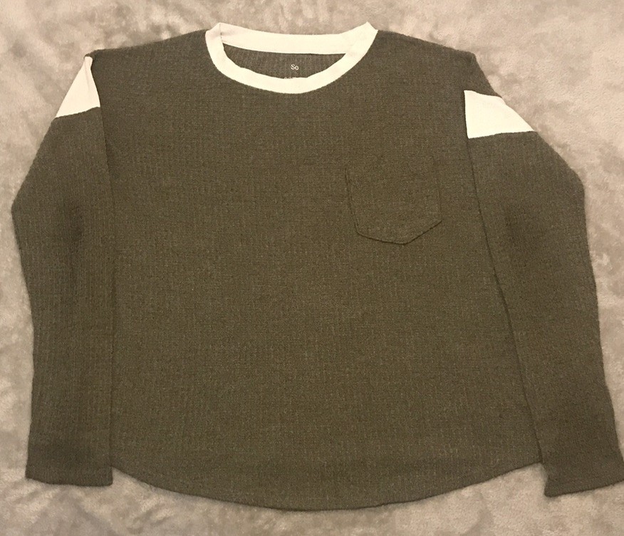 So Cozy Tops Vintage Look 1970s/80s Towncraft Two TOne Pocketed