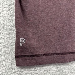 Public Rec Shirt Mens Medium Red Burgundy Performance Stretch Pima Cotton Crew
