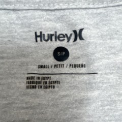 Hurley Gray Men’s Small Crew Neck Short Sleeve T-Shirt FREE SHIPPING