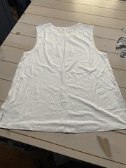Mens Boody Tank Top Shirt Organic Eco Bamboo White Size Small Workout Exercise
