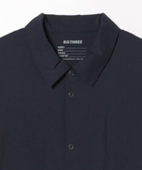 (ASK availability First) BEAMS ALL-TIME high stretch nylon shirt new