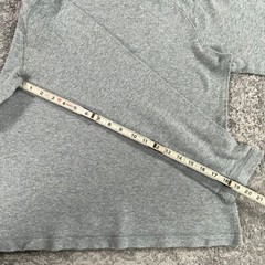 Nike Thermal Shirt Mens Small S Heather Grey Lightweight Swoosh Logo Y2K Minimal
