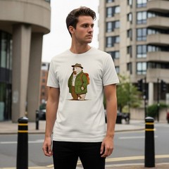 Dapper Bear Illustration Men’s T-shirt