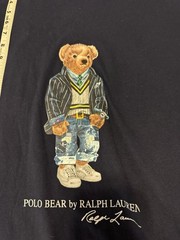 Polo Ralph Lauren Men’s 2XB Navy Blue Collegiate Bear Short Sleeve T Shirt