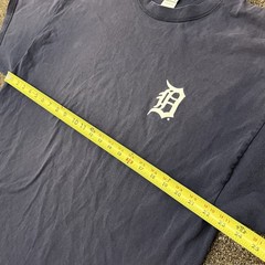 Vintage CSA Detroit Tigers T-Shirt Navy Men’s XL Faded Old English Graphic Logo