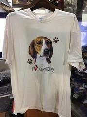 I LOVE MY FOXHOUND DOG T-SHIRT. XL Cotton T-Shirt. B147