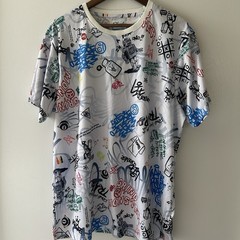 Fresh Prints of Bel-Air Grind Monster Graffiti AOP T-Shirt XL Drill Clothing