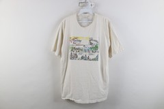 Vintage Y2K Mens Large 2005 Dexter Ann Arbor Run Short Sleeve T-Shirt White