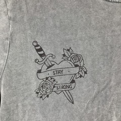 Valabasas Tattoo Shop Shirt Mens Small Gray Graphic Panther Dagger Streetwear