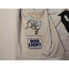 Tampa Bay Buccaneers Bud Light Shirt Mens Large Gray Team 365 NFL Performance