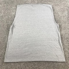 Vintage Russell Athletic Tank Top Mens 2XL Heather Gray Sleeveless Crew Neck Gym