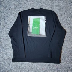 Helmut Lang The Artist Series Adrienne Salinger Mens L Black Long Sleeve Tee