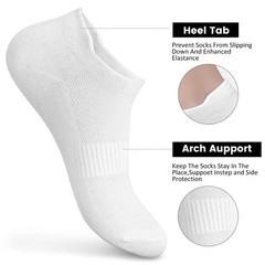 Women’s Ankle Cotton Socks – Low Cut Athletic Sports Running Breathable Thin …
