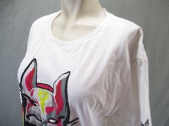 NWT EPIC GAMES Size L Mens White 100% Cotton Crew Neck Short Sleeve T-Shirt 369