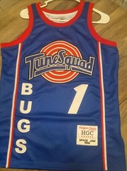 Headgear Classics Bugs Bunny Tune Squad Space Jam Embroidered Basketball Jersey