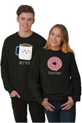 Relationship Cute Couples Adorable Gift Long Sleeve Tshirt for Men or Women
