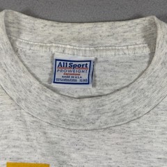 All Sport T-Shirt Men’s XL Gray Jesus Religion Heart Soul Mine Vintage 1995