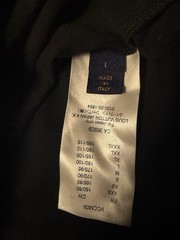 Louis Vuitton Men’s LV Gradient Monogram T Shirt Black Size L Made In Italy