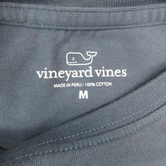 Vineyard Vines Shirt Mens Medium Blue Blazer Whale Pocket Long Sleeve Tee NWOT
