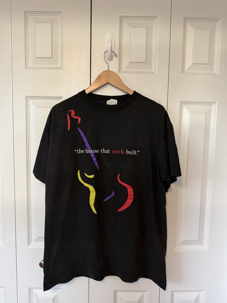 Vintage 90s Single Stitch T Shirt Size XL Rock And Roll Hall Of Fame Made In USA