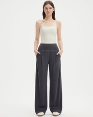 Women Casual Palazzo Pants with Pockets 2025 High Waisted Lounge Wide Leg Pan…