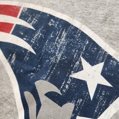 NFL T-shirt men’s New England Patriots Size 2XL Cotton Gray